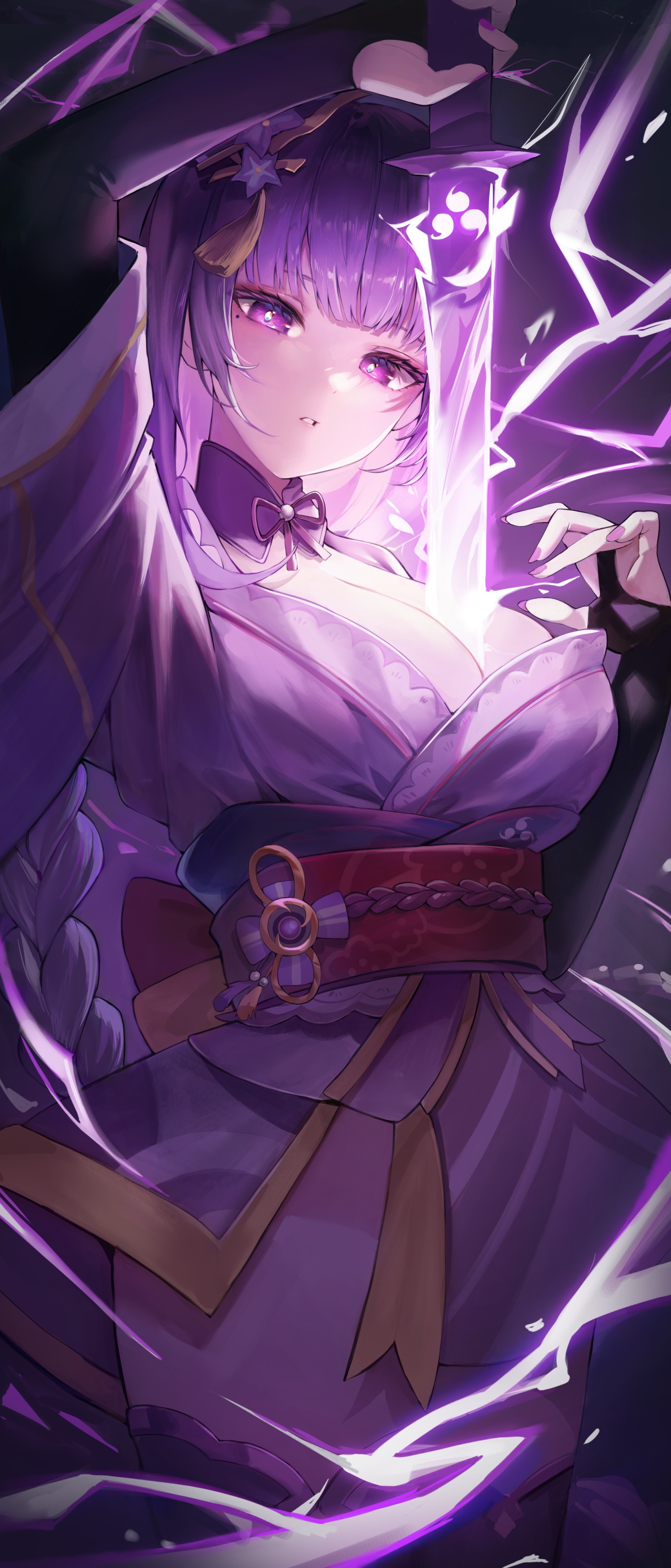 Lisi Genshin Impact Raiden Shogun Japanese Clothes No Bra Open Shirt lisi-genshin-impact-raiden-shogun-japanese-clothes-no-bra-open-shirt